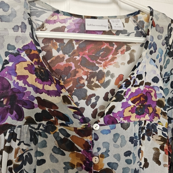 Sheer colorful blouse - Picture 7 of 7